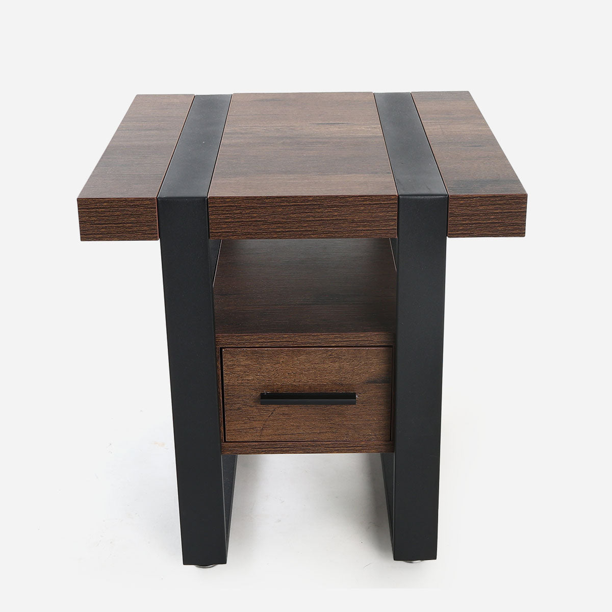 Yori Iku Side Table with Drawer - Dark Oak