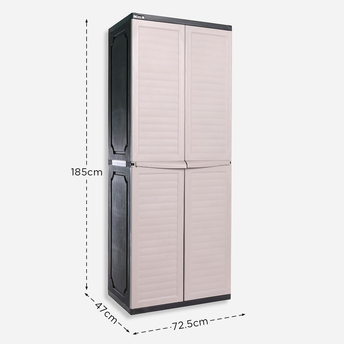 MegaBox Wardrobe Cabinet MG180 - Gray