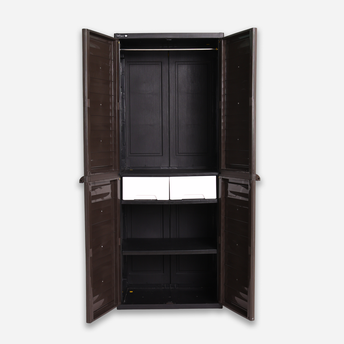 MegaBox Wardrobe Cabinet - Light Brown