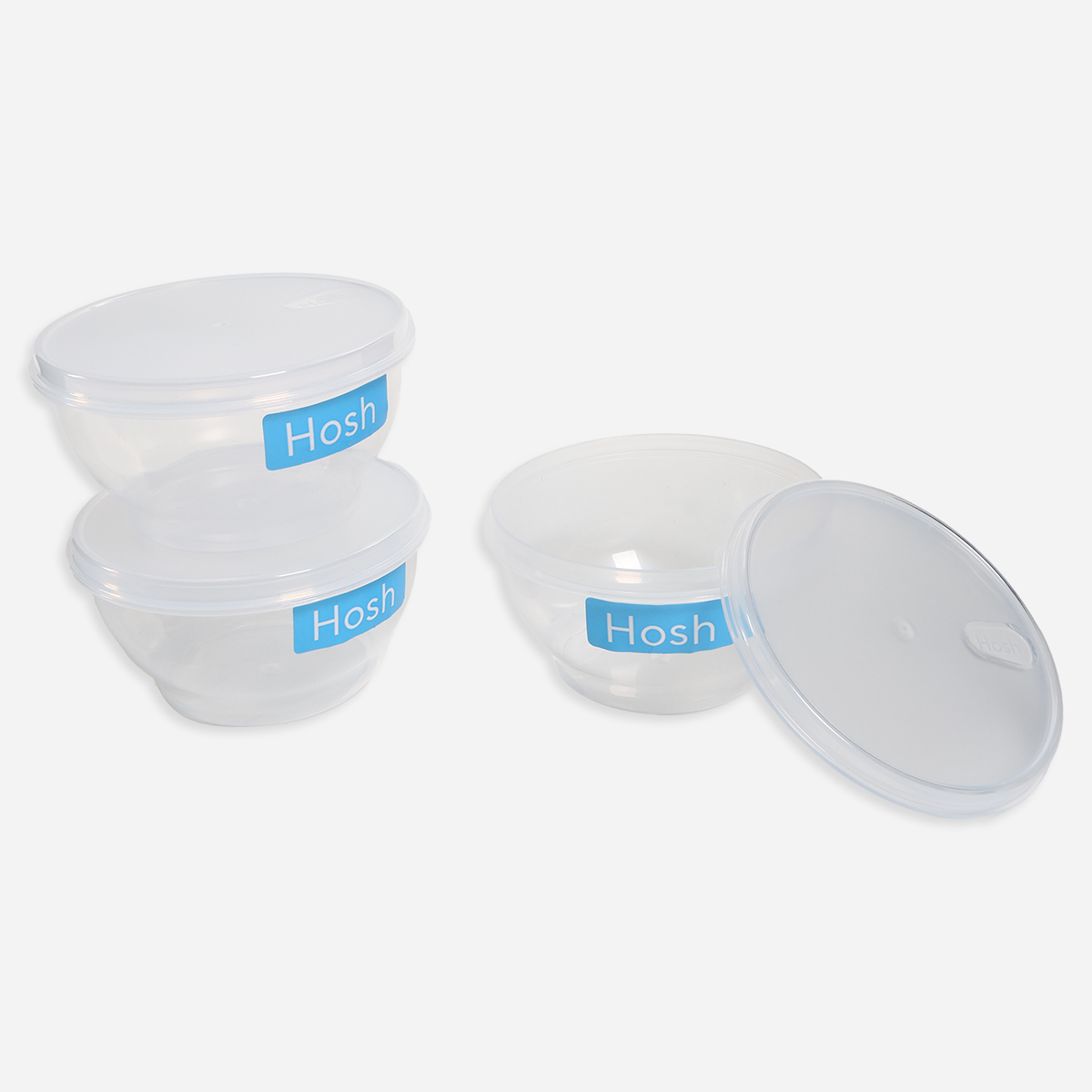 Hosh Set of 3 Container Bowls (Clear) - 320ml