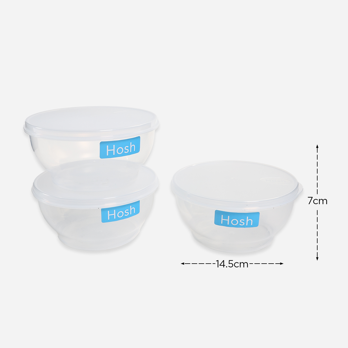Hosh Set of 3 Container Bowls - 650ml