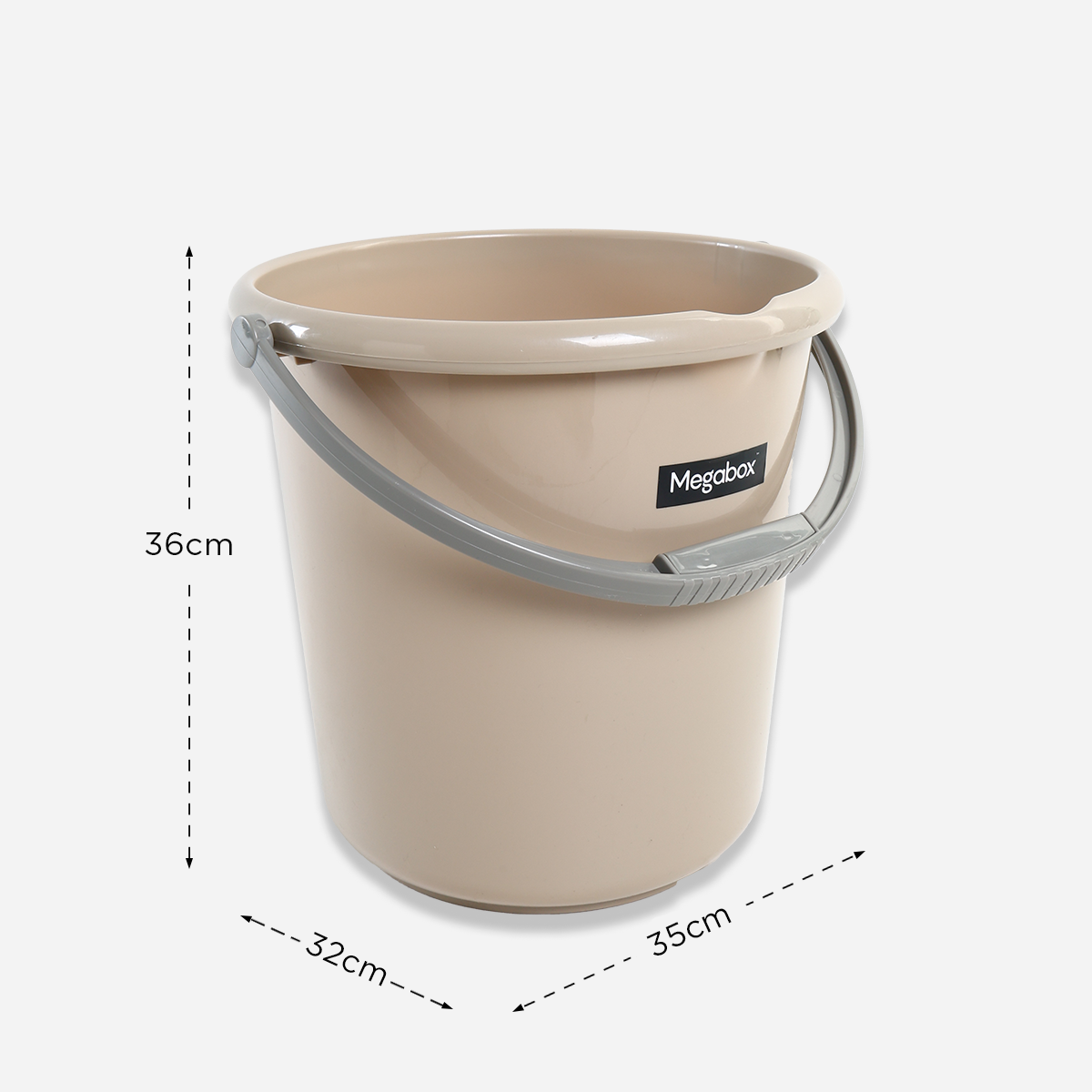 Megabox Pail (Gray) - 5 gallon