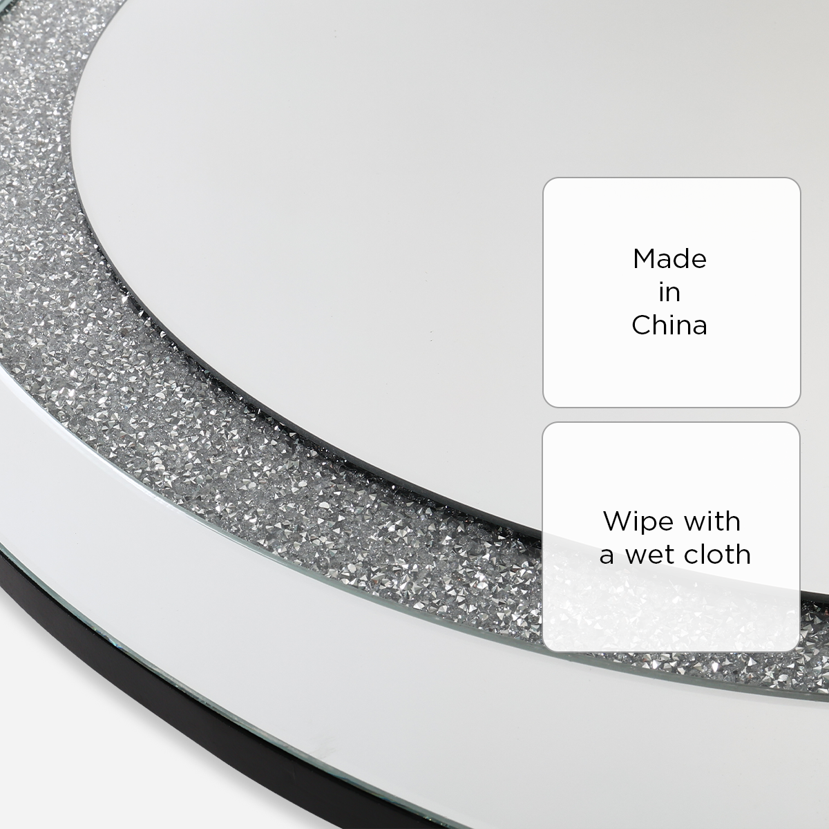 SM Home Round GF-8B084 Decorative Wall Mirror