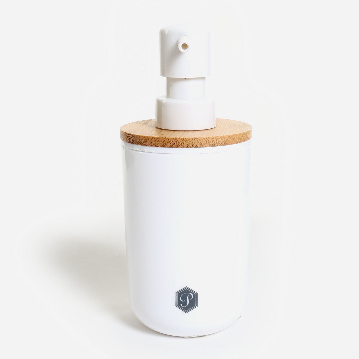 Primeo Bamboo Lotion Dispenser- White