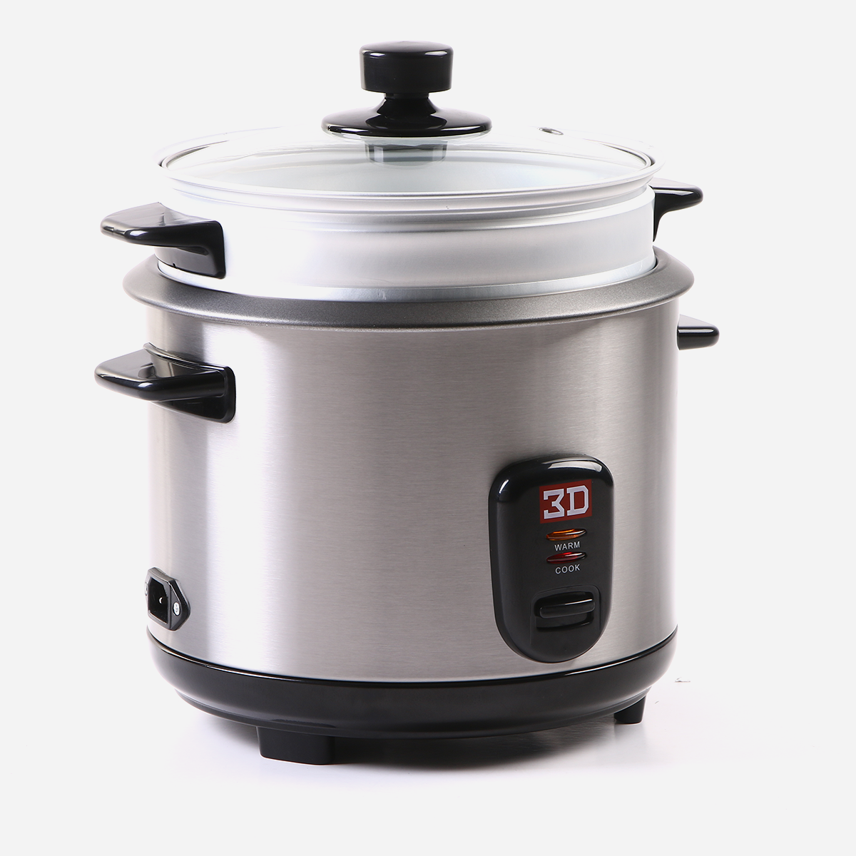 Model Steker Rice Cooker 3D Rice Cooker With Steamer and Glass Lid MF8C - 1.5L – SM Home
