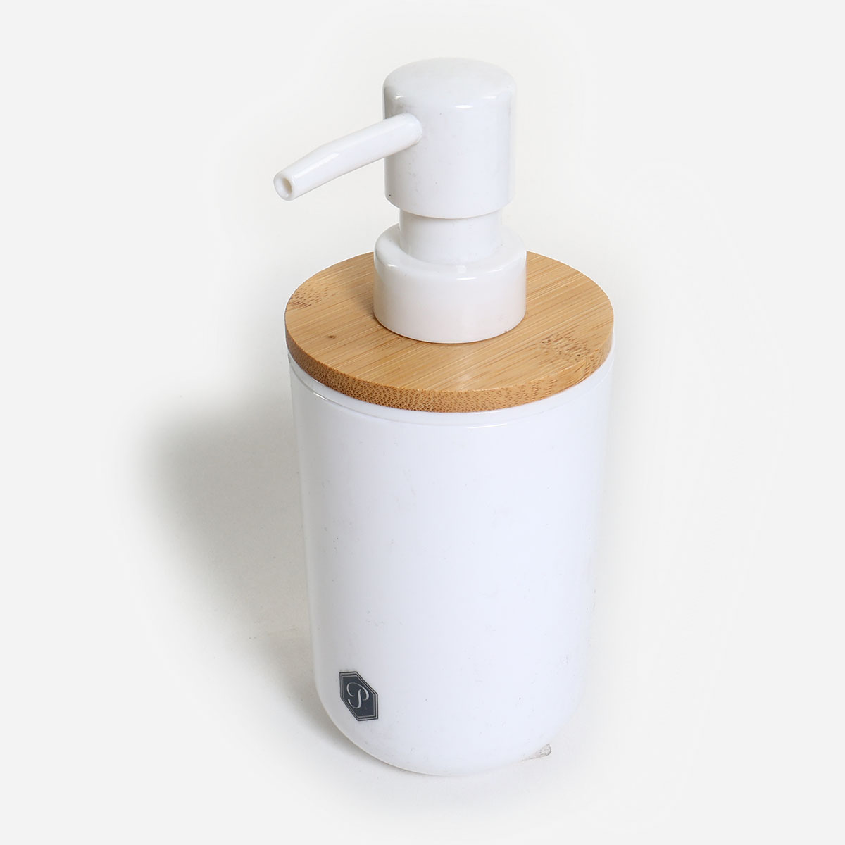Primeo Bamboo Lotion Dispenser- White