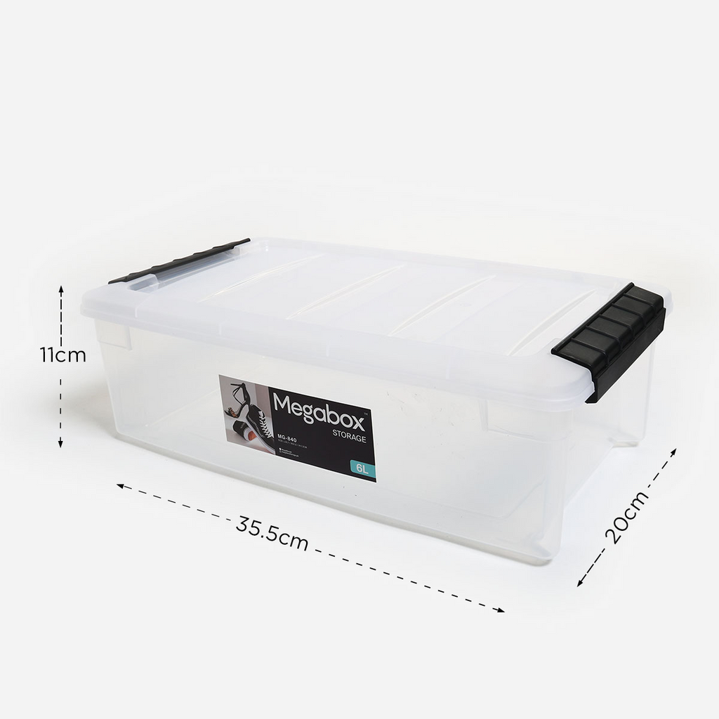 Megabox Storage Box 6L (Clear) – SM Home