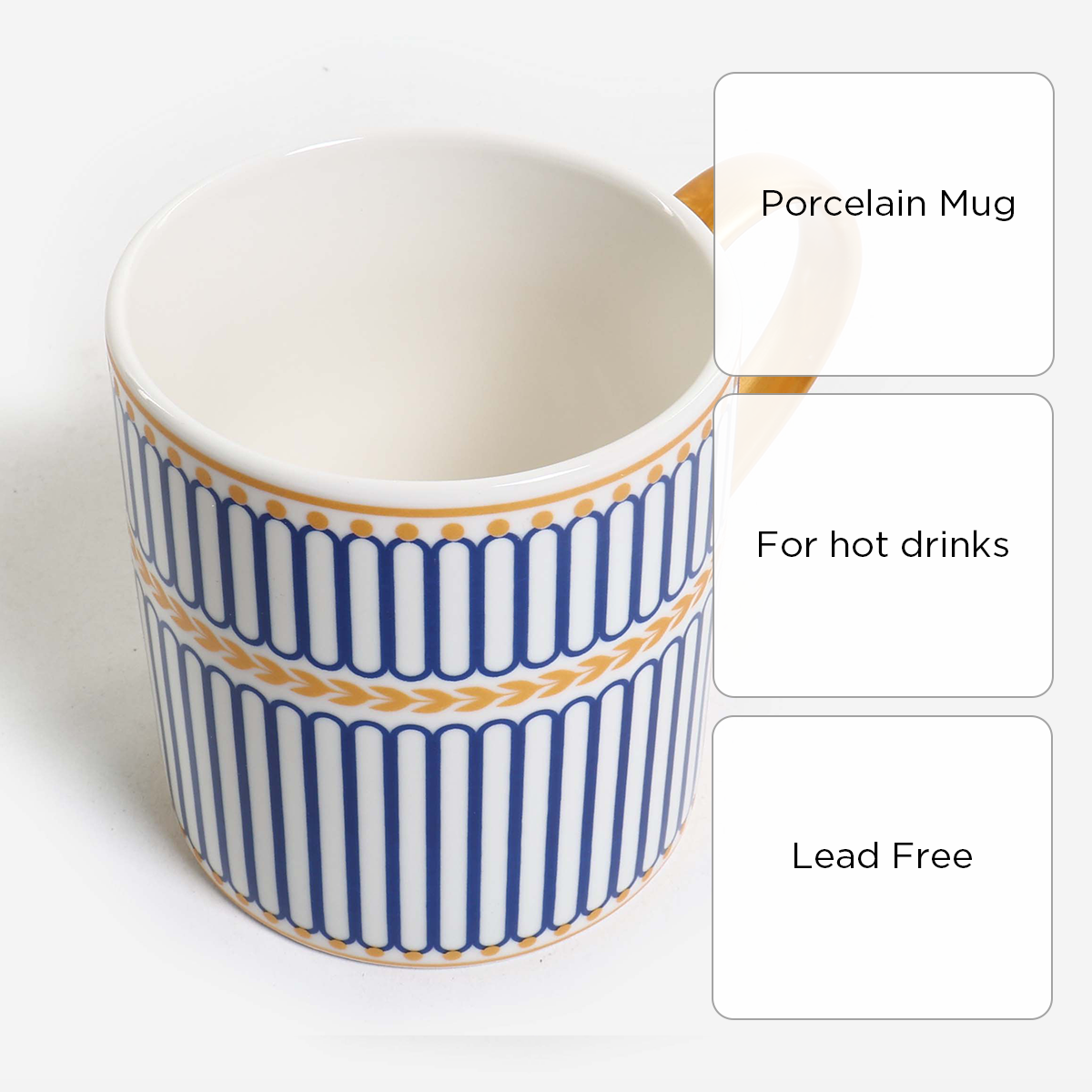 SM Home AL23101 Weave Printed Mug