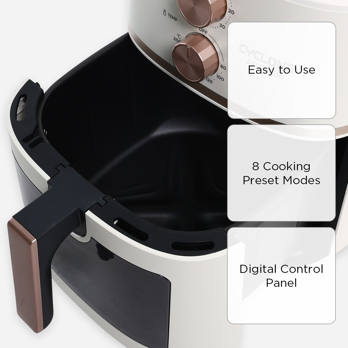 Kyowa Air Fryer (Ivory) - 6.5L
