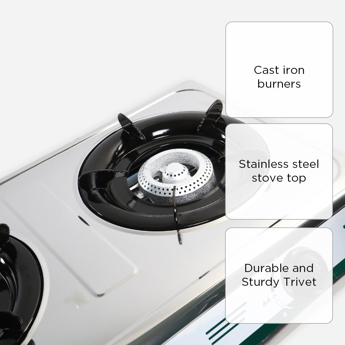 Kyowa 2-Burner Galva Gas Stove