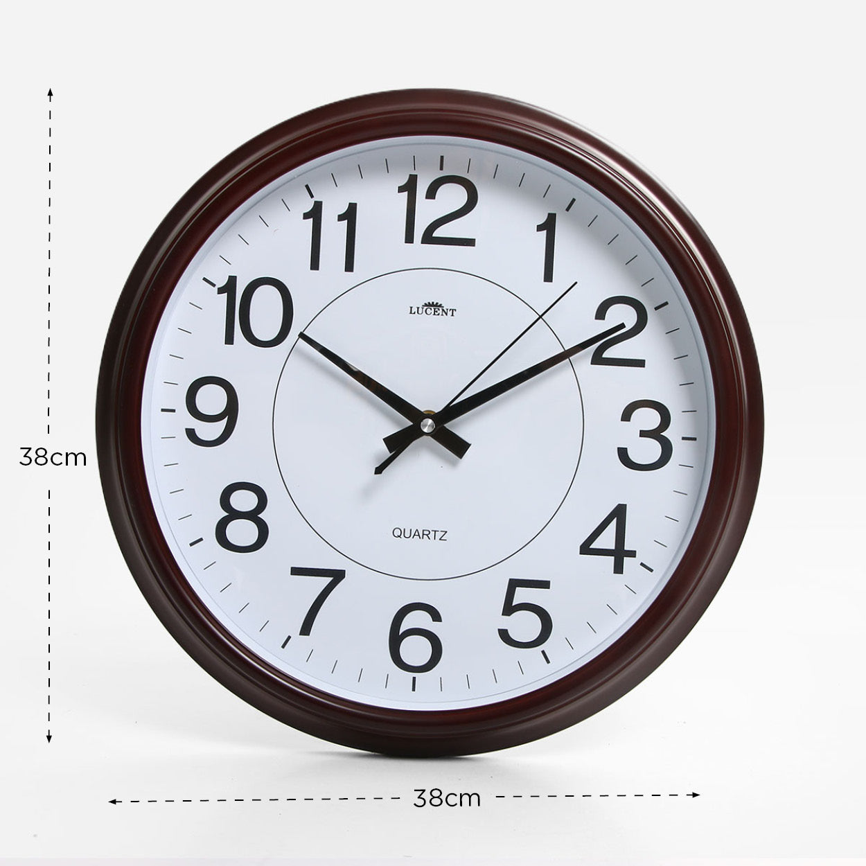 Lucent Wall Clock BL2856 - Dark Brown