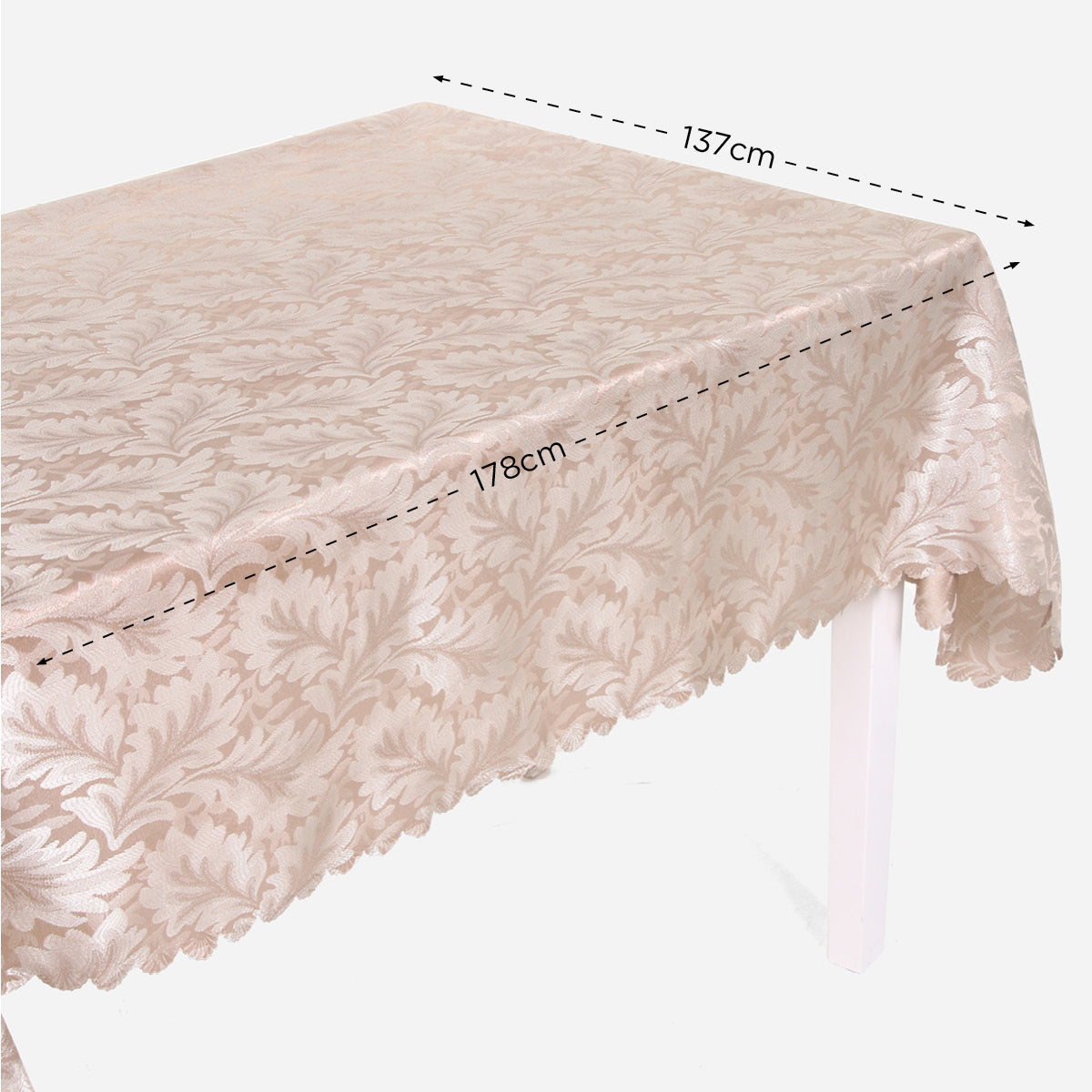 SM Home Lurex2 Jacquard Fabric Tablecloth - 54x70