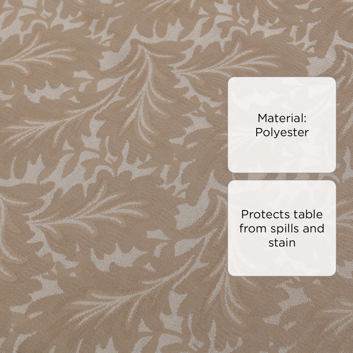 SM Home Lurex2 Jacquard Fabric Tablecloth - 70R