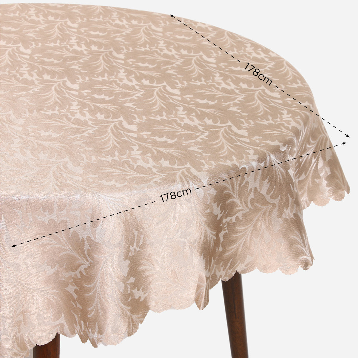 SM Home Lurex2 Jacquard Fabric Tablecloth - 70R