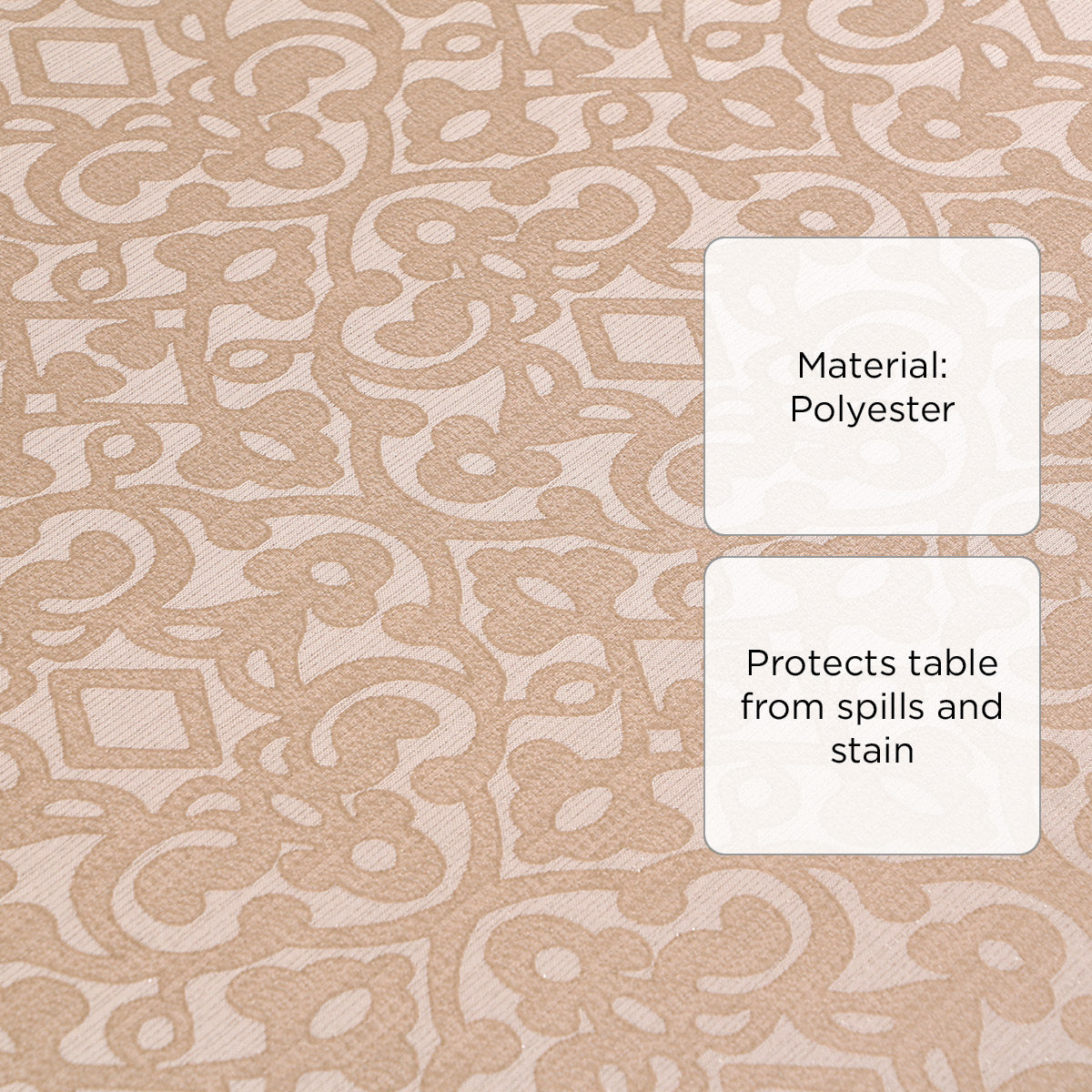 SM Home Lurex3 Jacquard Fabric Tablecloth - 54x54