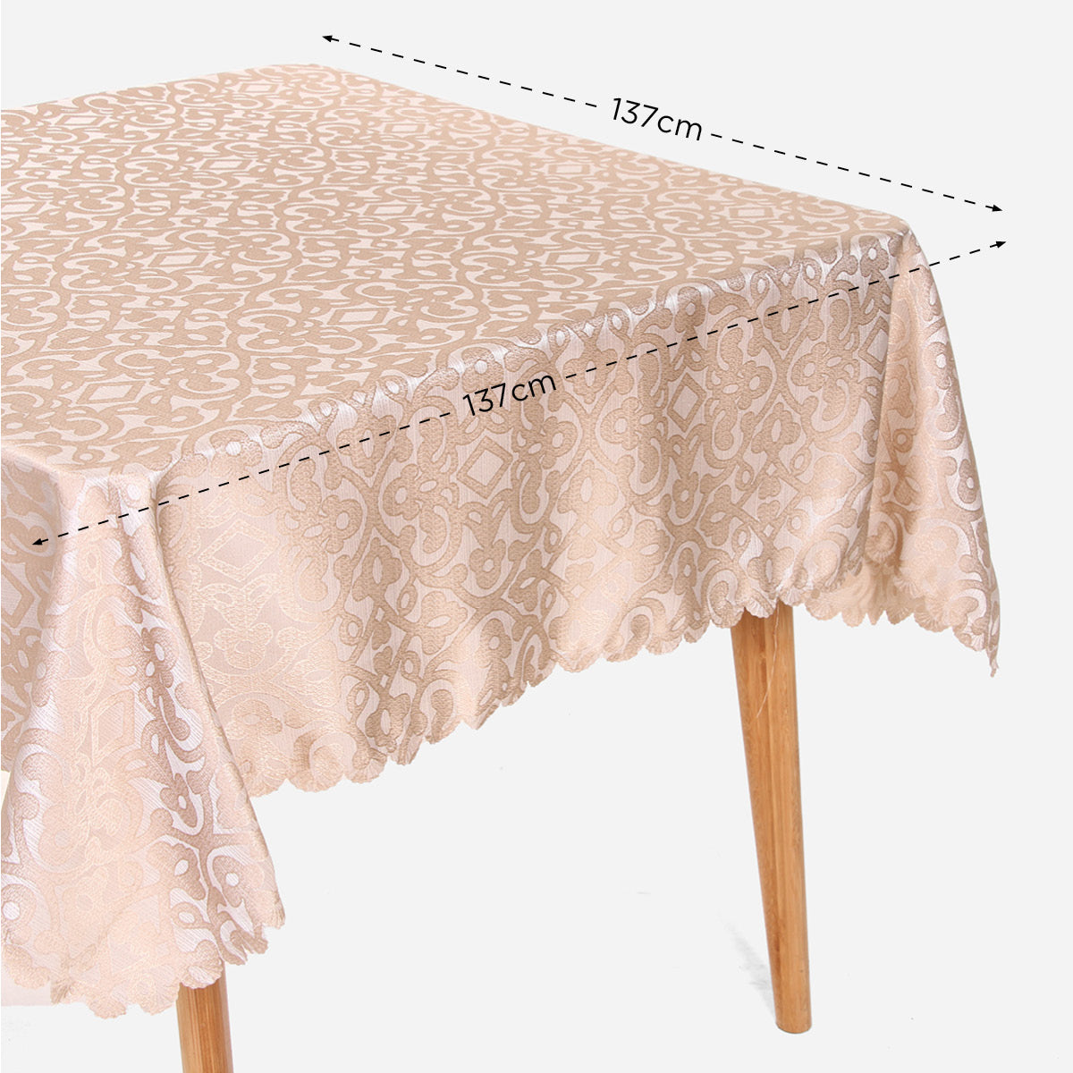 SM Home Lurex3 Jacquard Fabric Tablecloth - 54x54