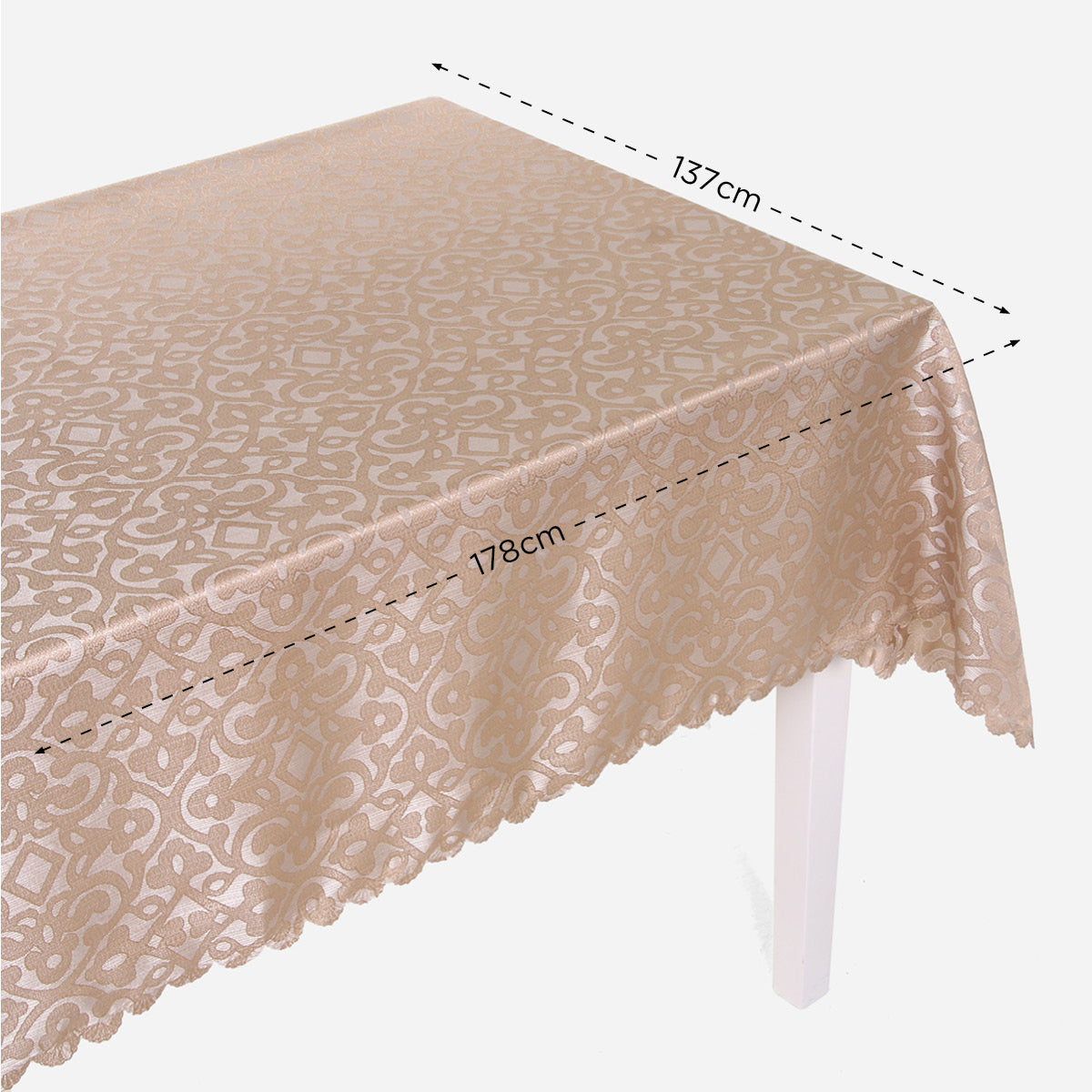 SM Home Lurex3 Jacquard Fabric Tablecloth - 54x70