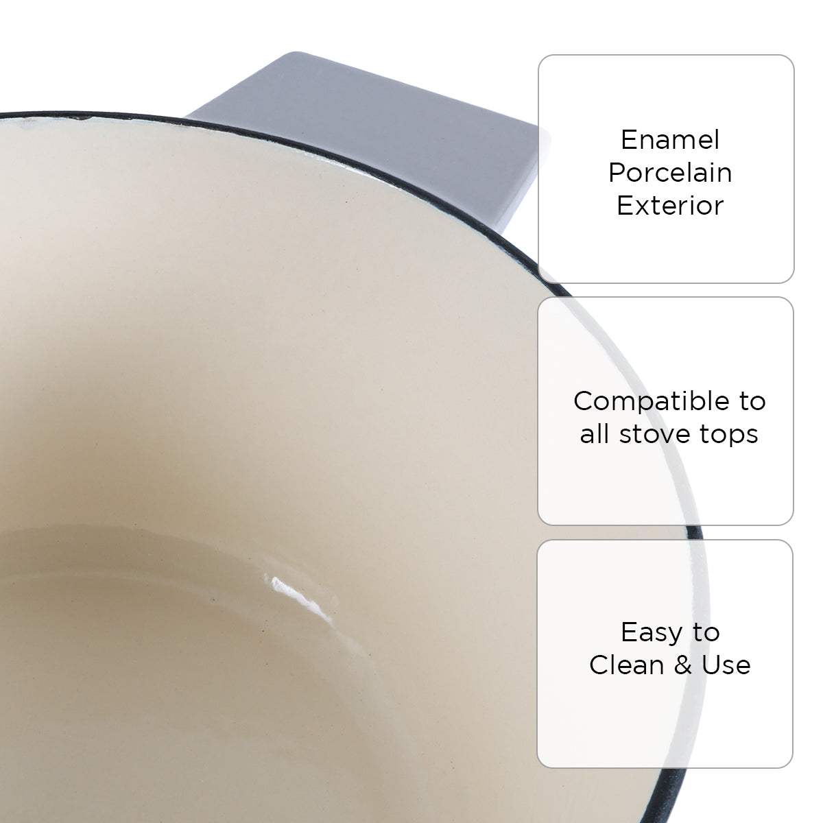 Martha Stewart Eastholm Duch Oven (Off White) - 5 quarts