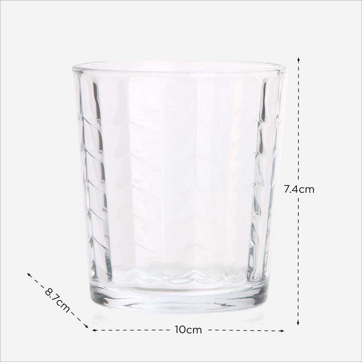 Masflex Set of 4 Aztec Tumbler Set - 414ml