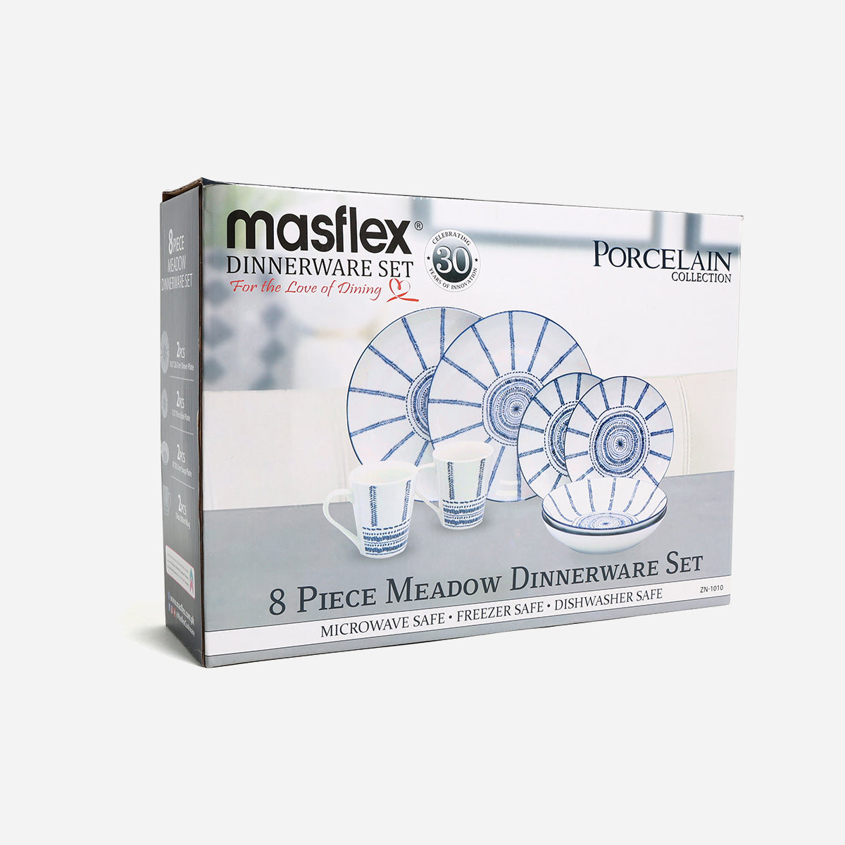 Masflex Dinnerware Set of 8 - Meadow