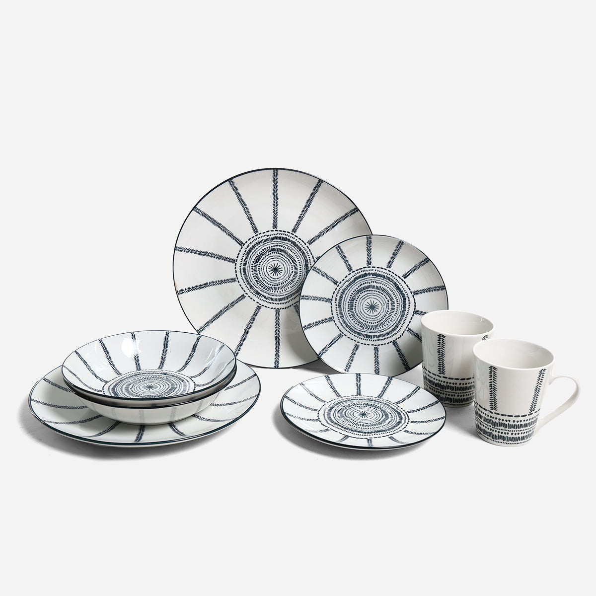 Masflex Dinnerware Set of 8 - Meadow