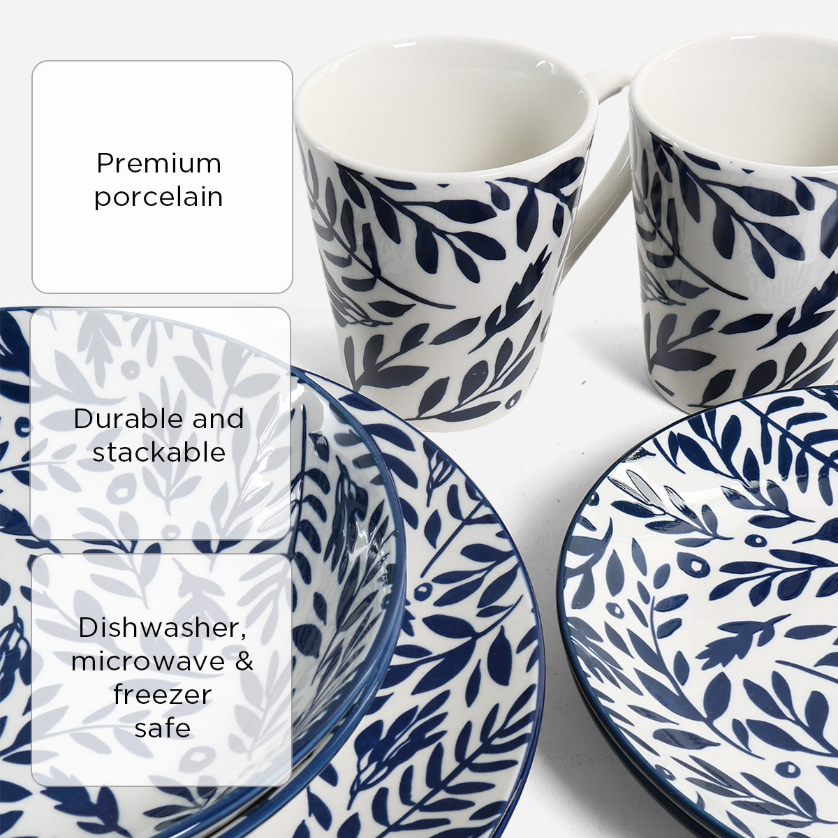 Masflex Dinnerware Set of 8 - Vines