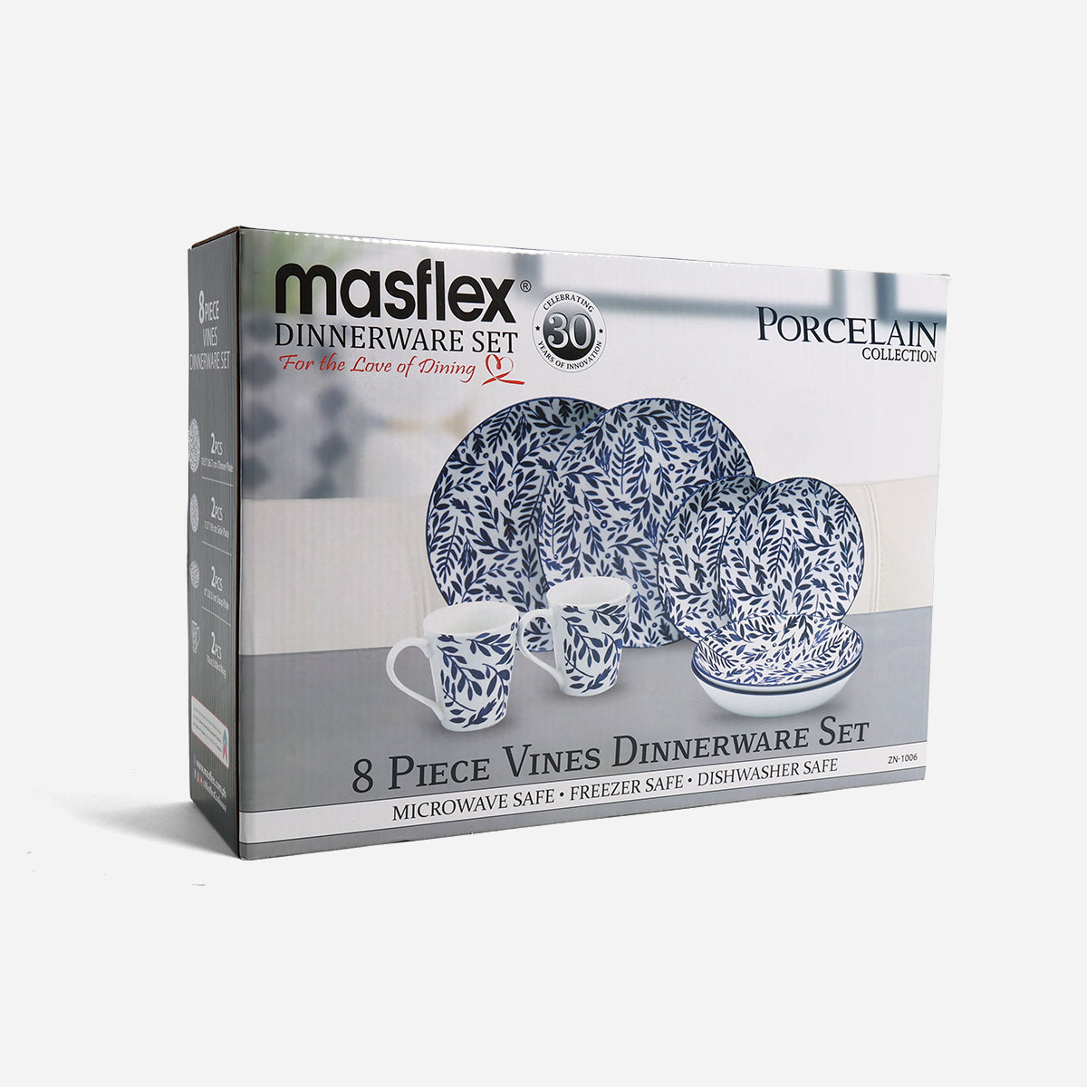 Masflex Dinnerware Set of 8 - Vines