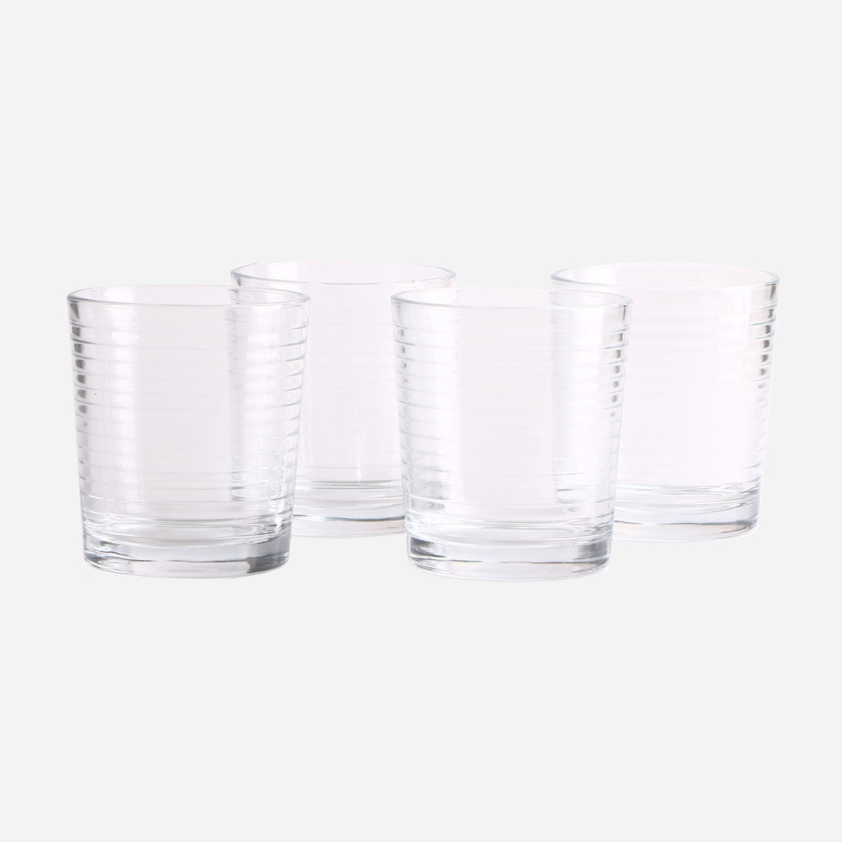 Masflex 4-Piece Spiral Tumbler Set - 266ml