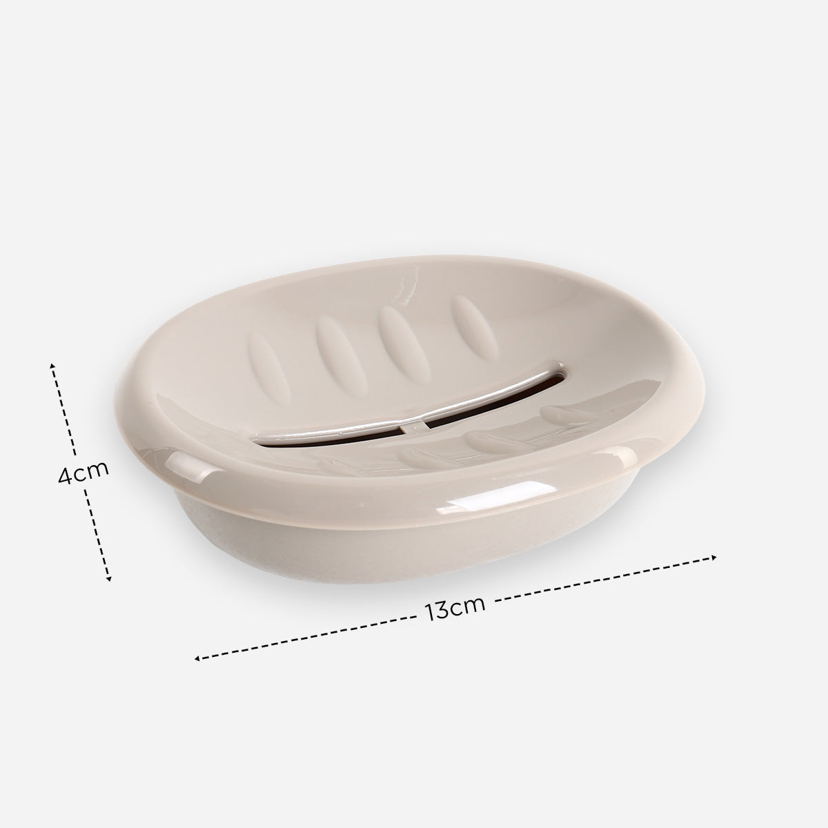 Megabox Soap Case (Ash Gray) - 6cm