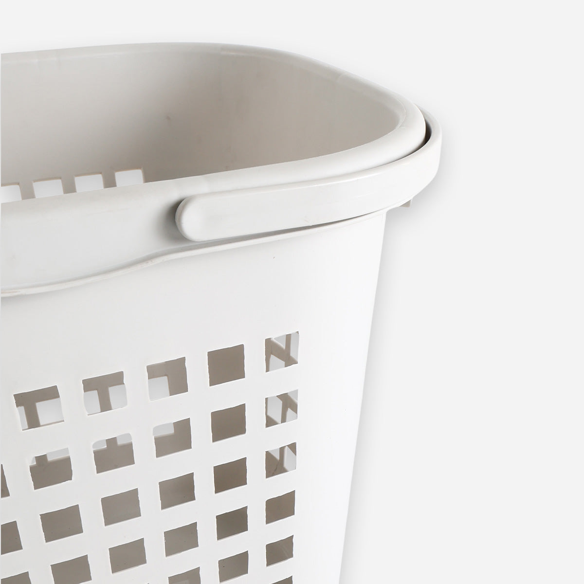 Megabox Laundry Basket with Handle (Off White) - 40L