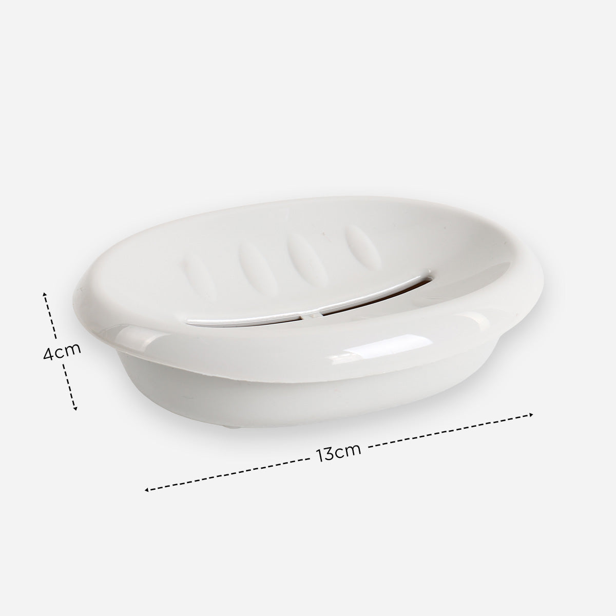 Megabox Soap Case (Off White) - 6cm