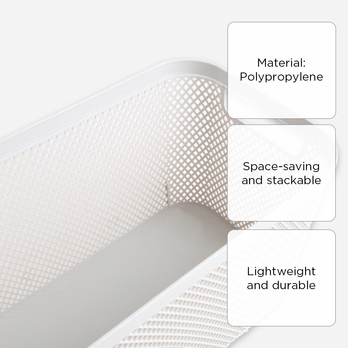 Megabox Spectra Mesh Tray MG573 (Off White) - 5.3L
