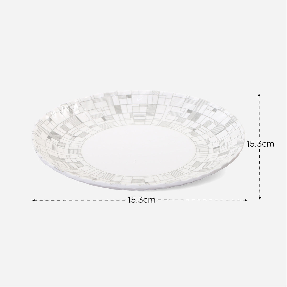 Melawares Mosaic Saucer With Swite (GR00006) - 6in
