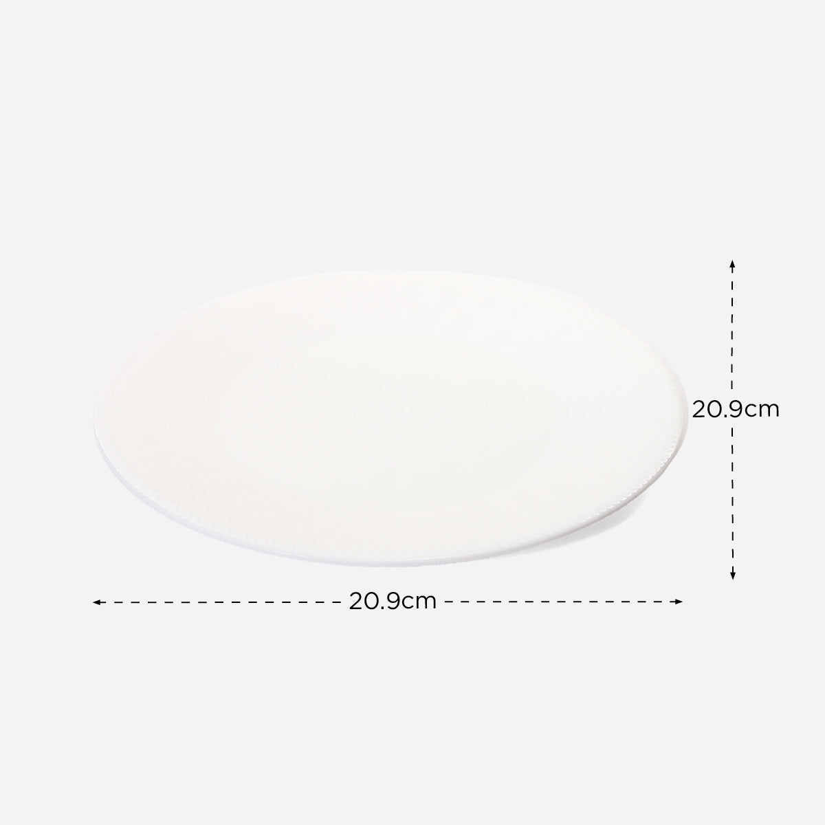 Melawares Ivory Dinner Plate (SW00010) - 10in
