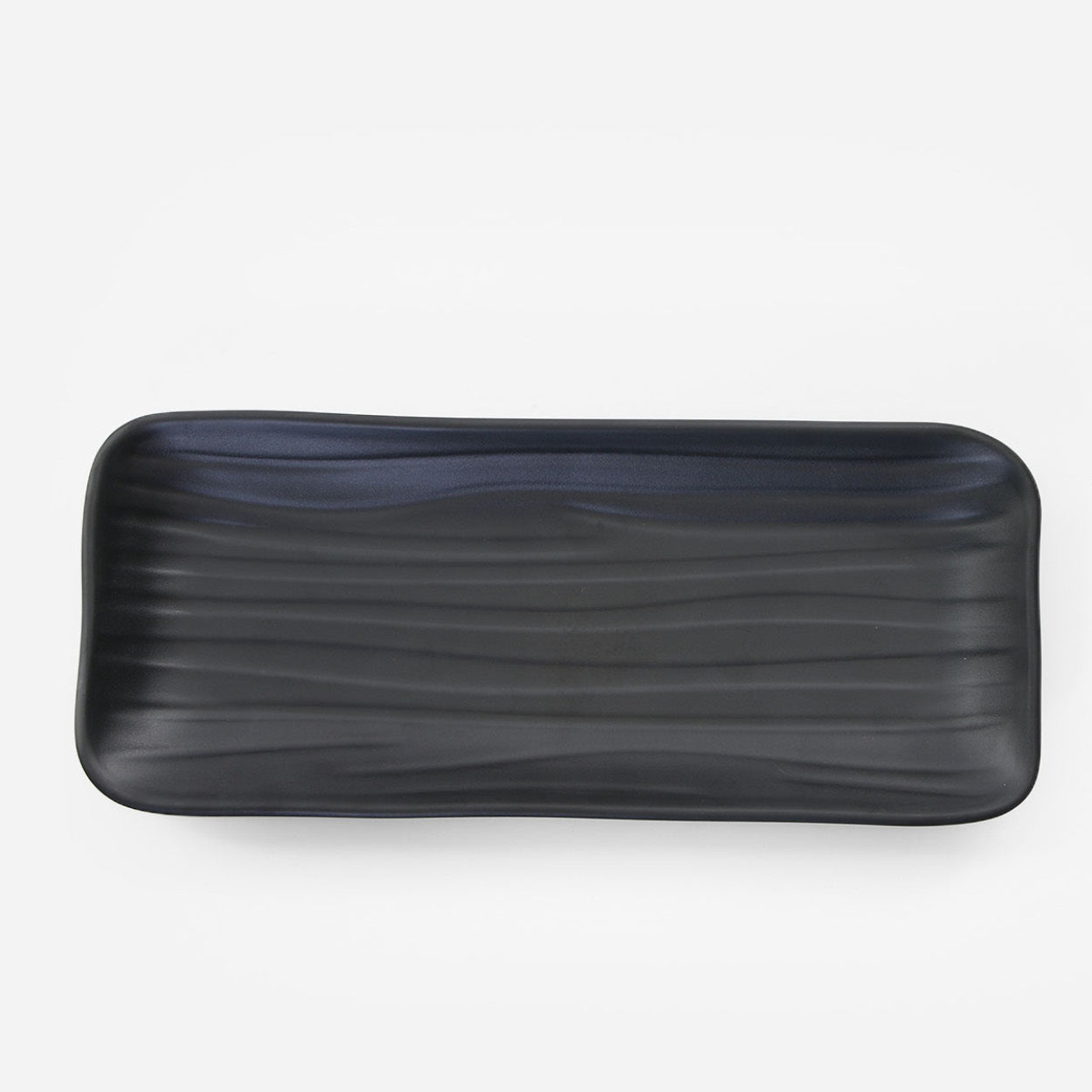 Melawares Zen Rectangular Sauce Dish (ZN16011BLK) - 11in