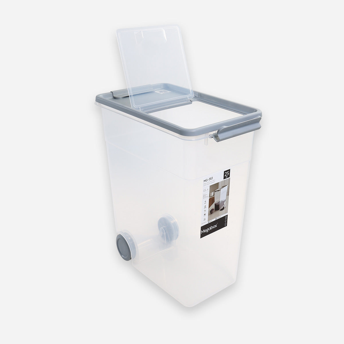 Megabox Rice Grains Box (Blue Gray) - 25kg