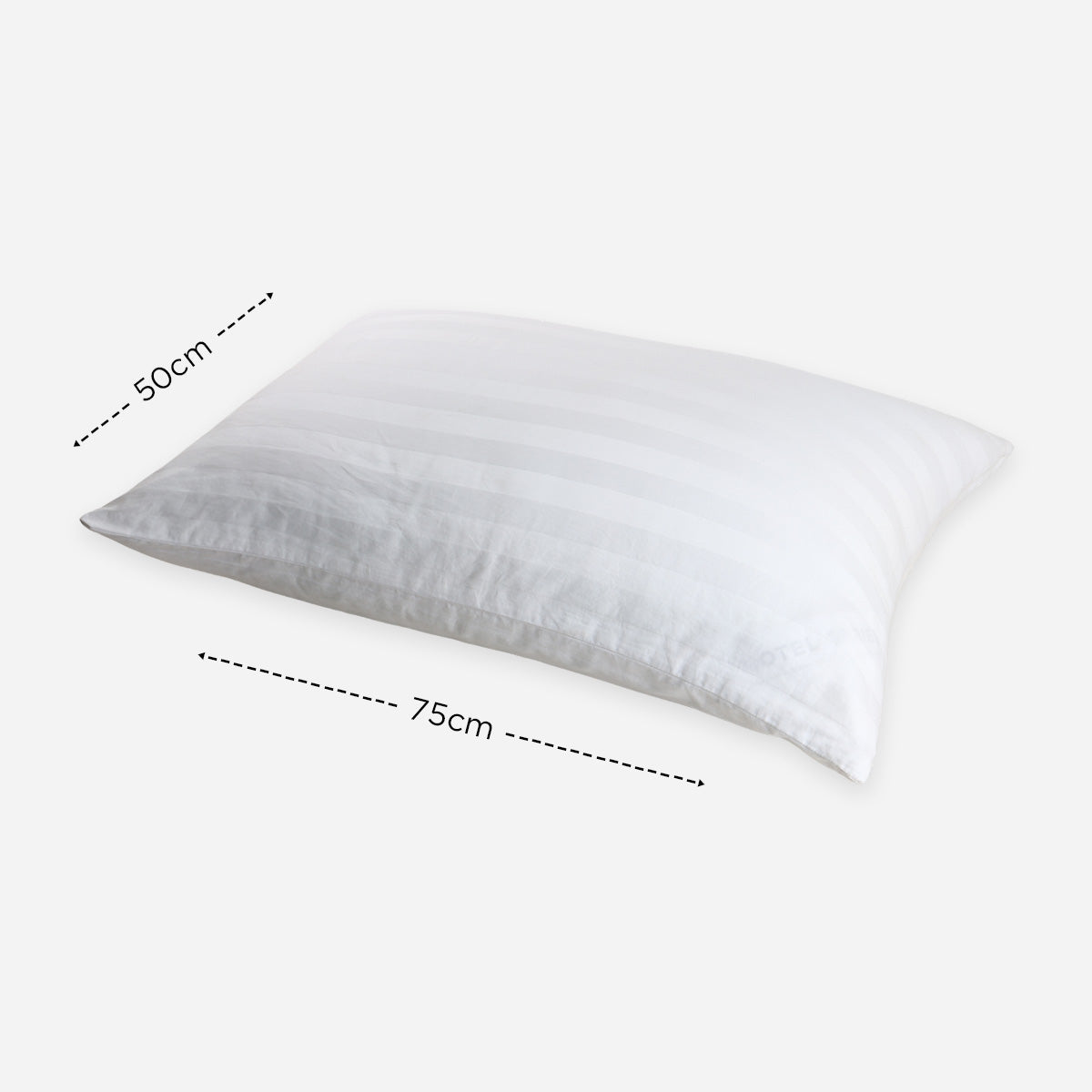 Mr. Big Hotel Series Standard Pillow 1 (White) - 19x29in