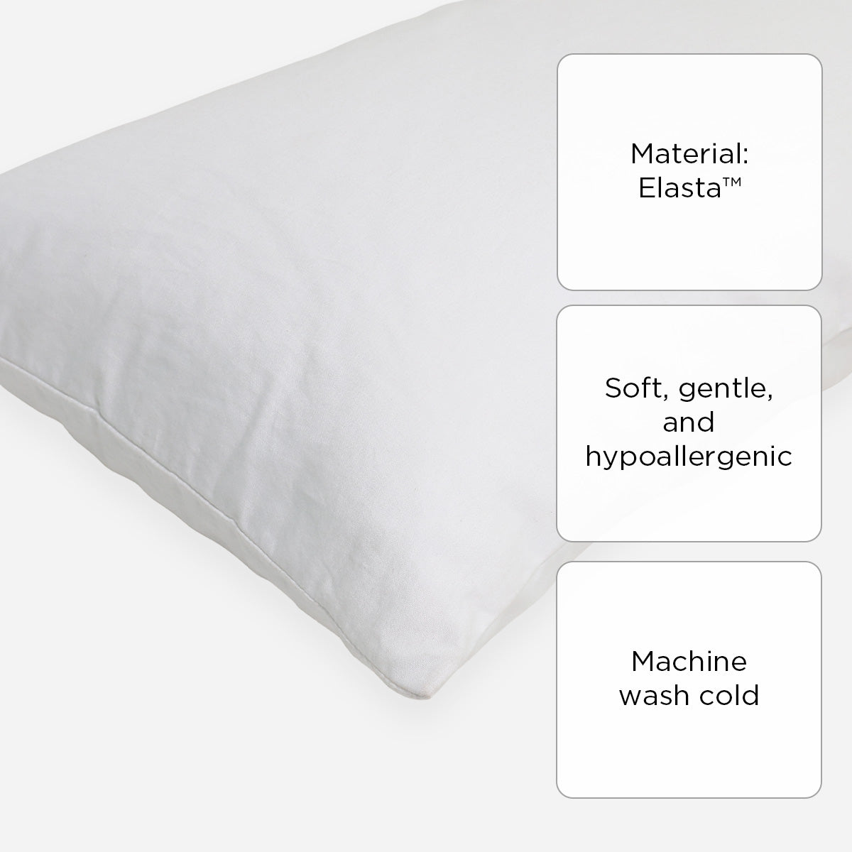 Mr. Big Full Length Body Pillow (White) - 50x150 cm