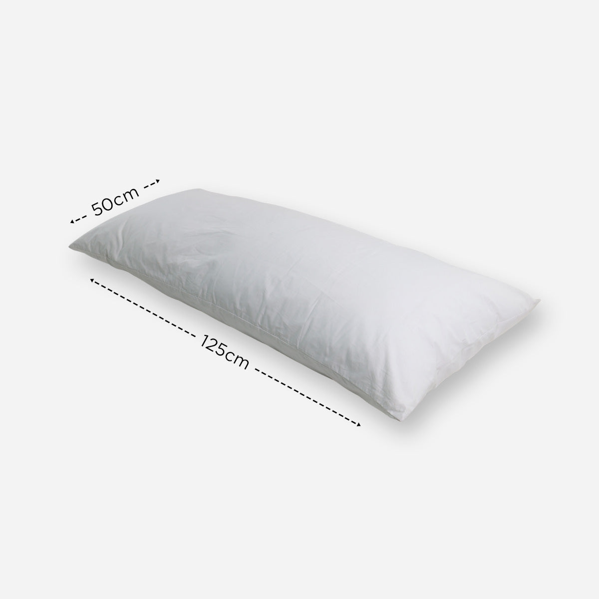 Mr. Big Body Pillow Cover - White