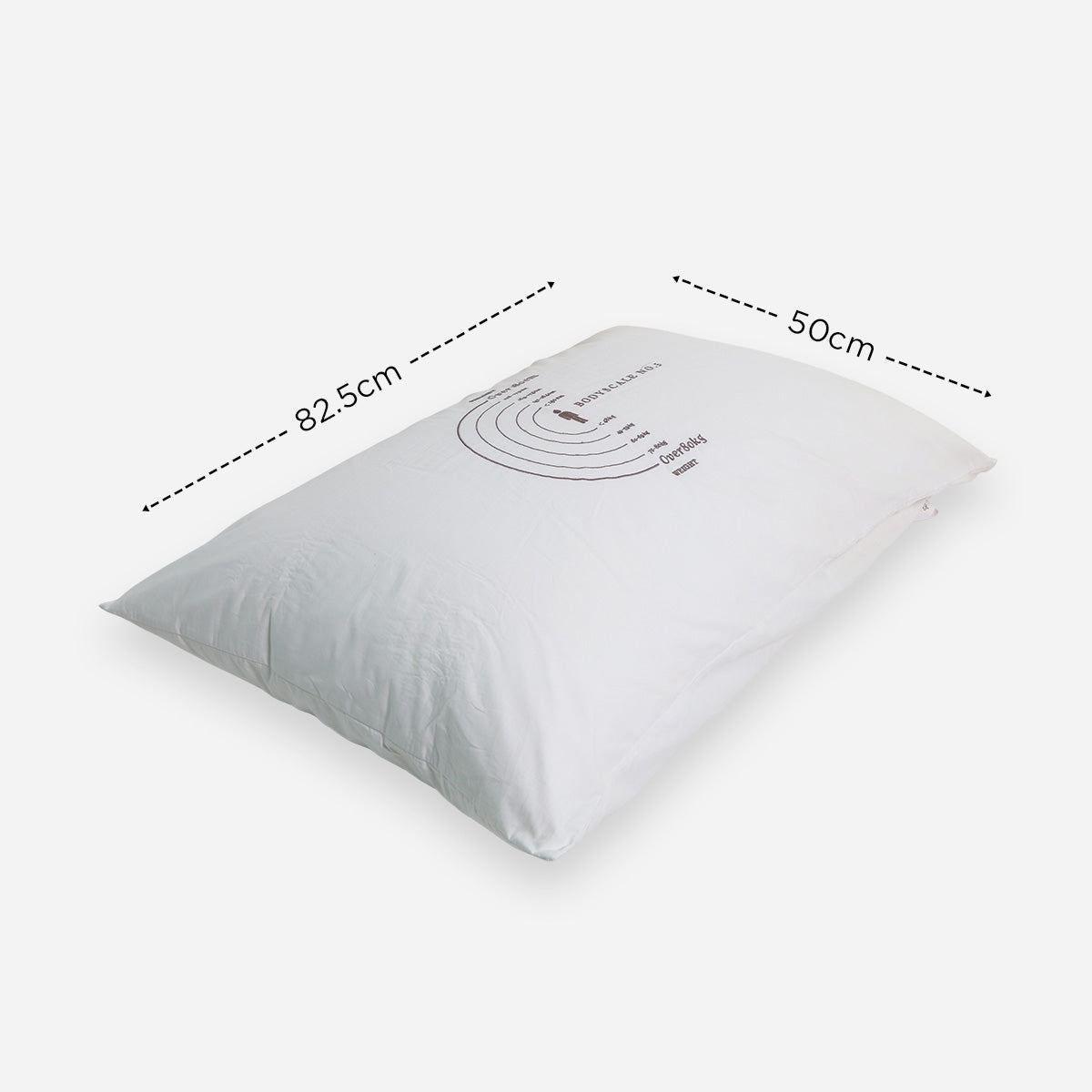 Mr. Big Body Scale Pillow #5 - White