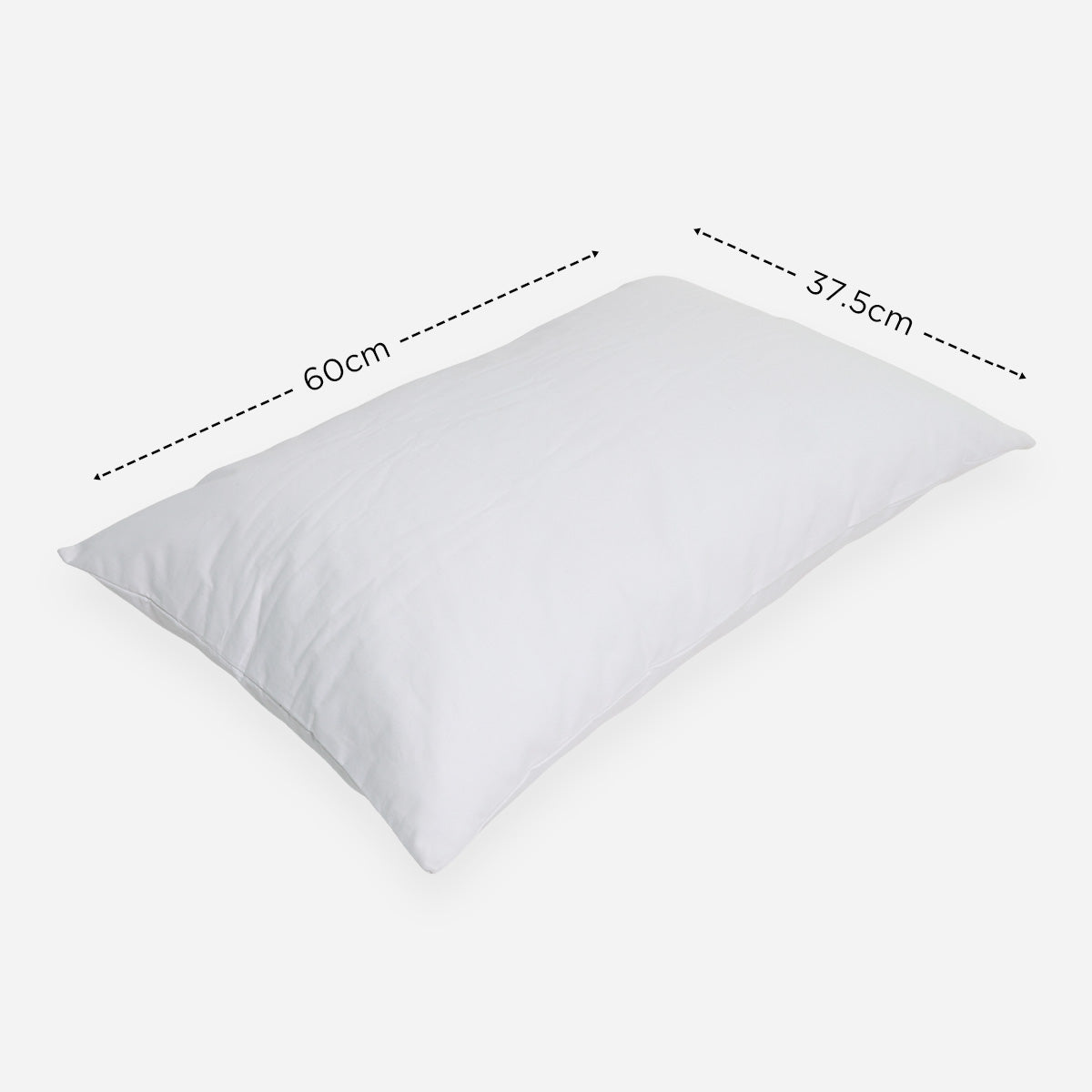 Mr. Big Junior Pillow (White) - 15x24in
