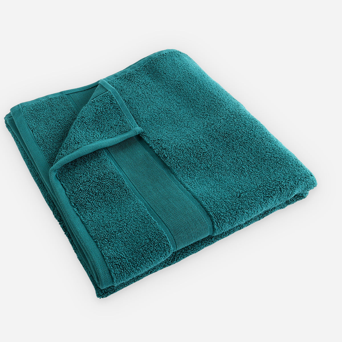 Martha Stewart 1-Piece Luxe Premium Cotton Bath Towel (Emerald) - 68x137cm