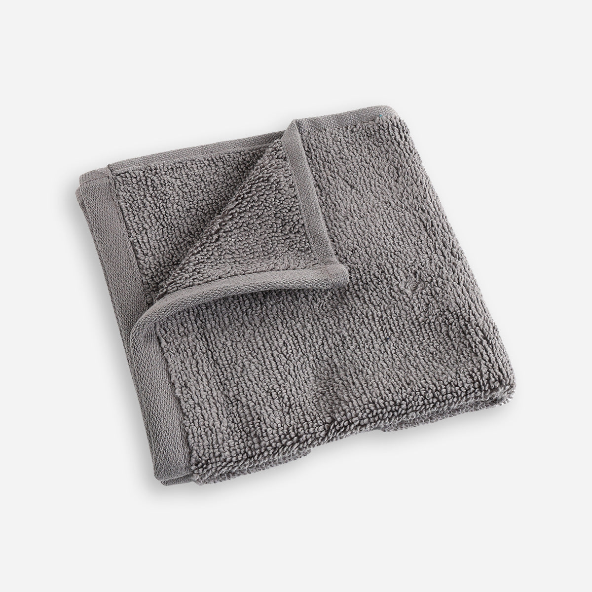 Martha Stewart 1-Piece Luxe Premium Cotton Face Towel (Charcoal) - 33x33cm