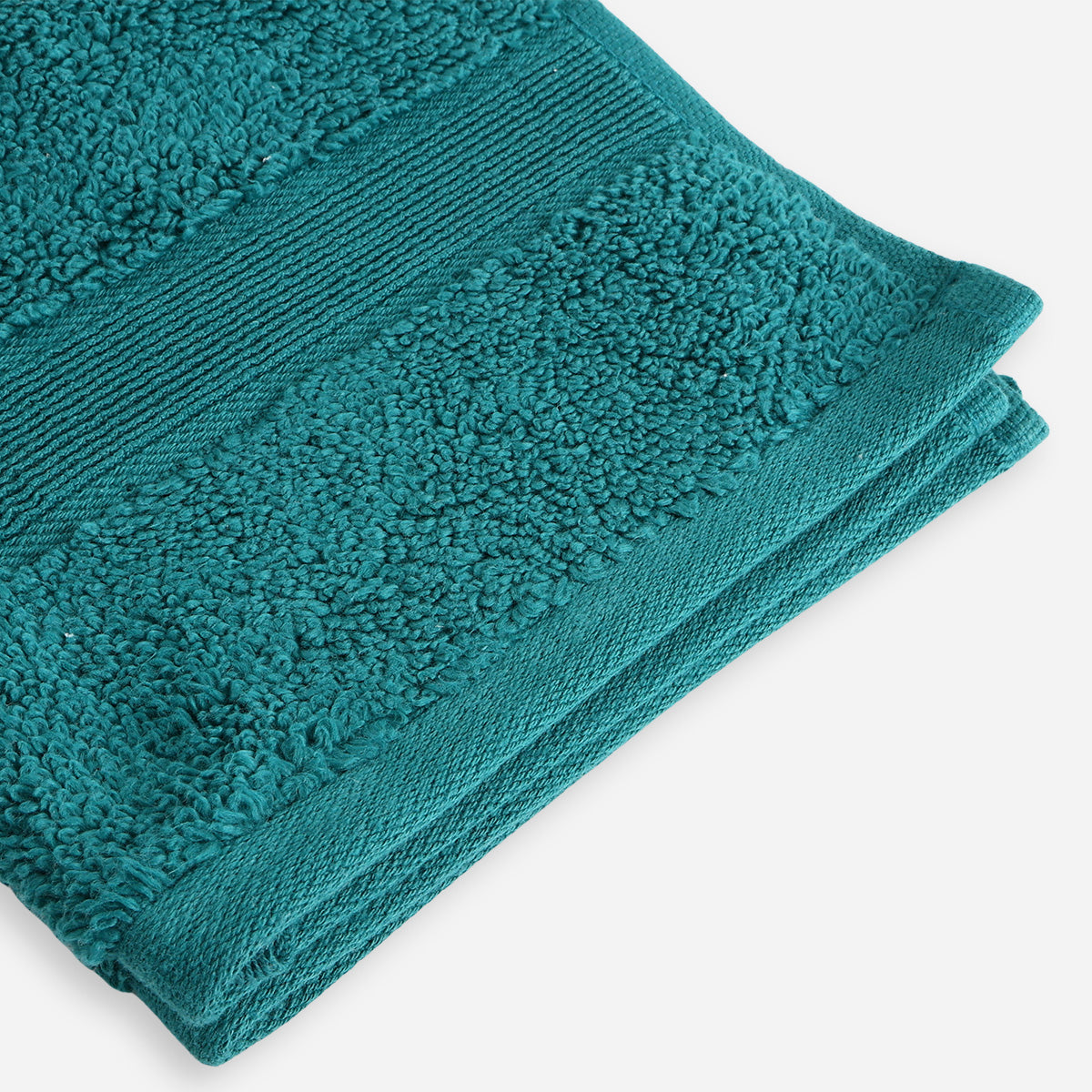 Martha Stewart 1-Piece Luxe Premium Cotton Face Towel (Emerald) - 33x33cm