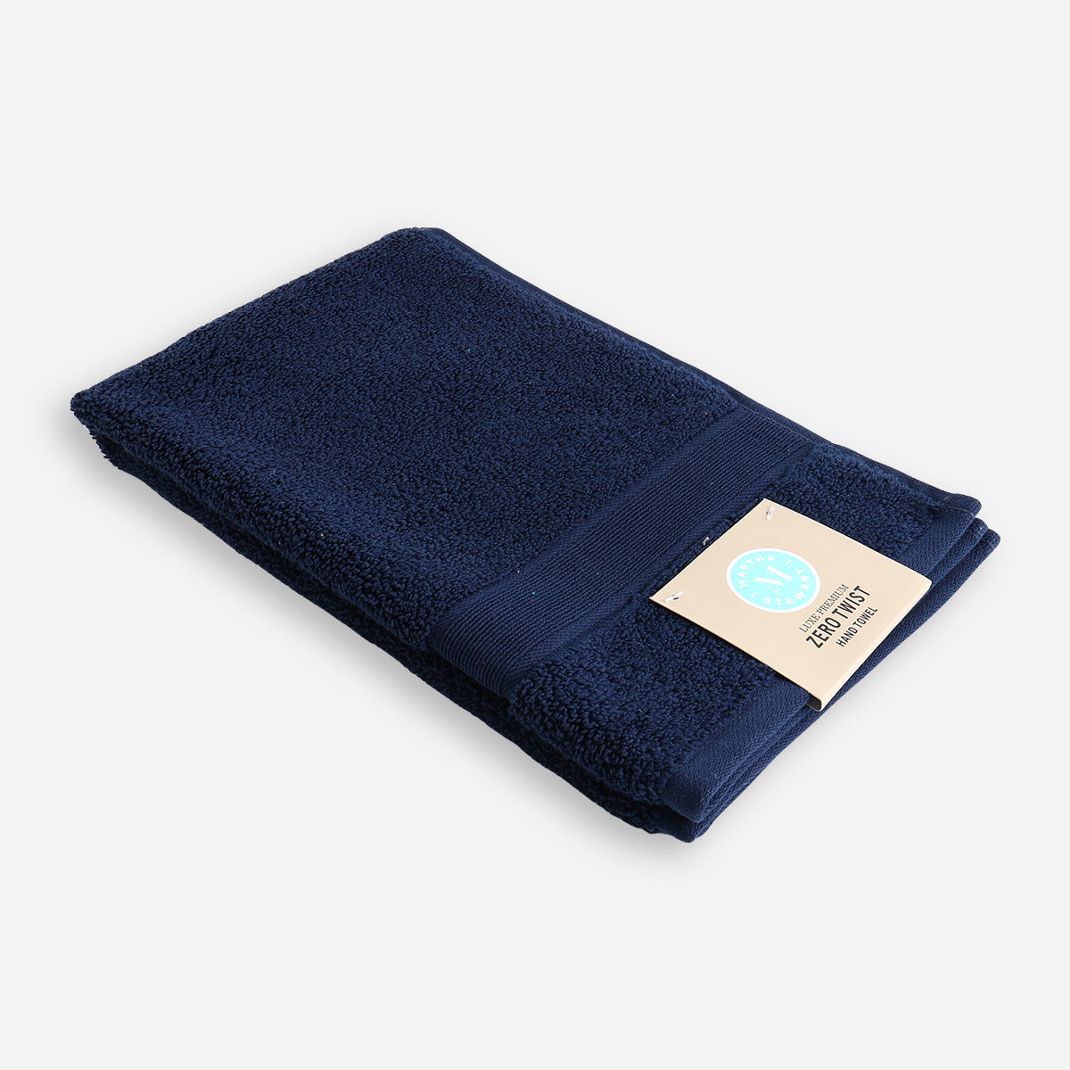 Martha Stewart 1-Piece Luxe Premium Cotton Hand Towel (Deep Blue) - 40x66cm