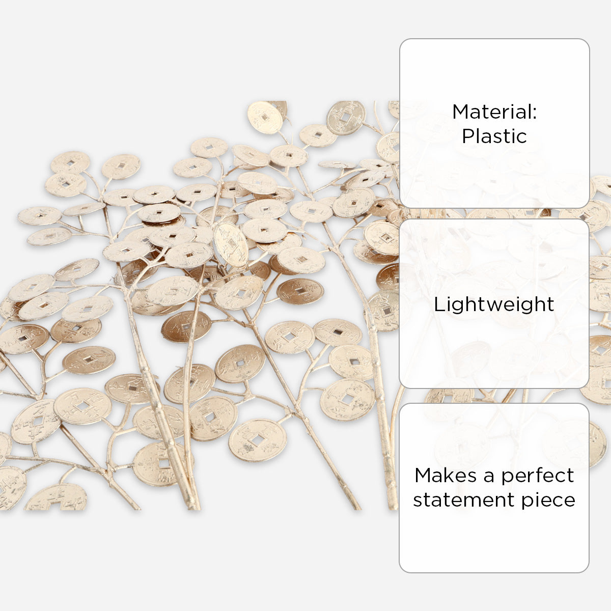 SM Home KP24181 Christmas Golden Coin Spray Mettalic - Gold