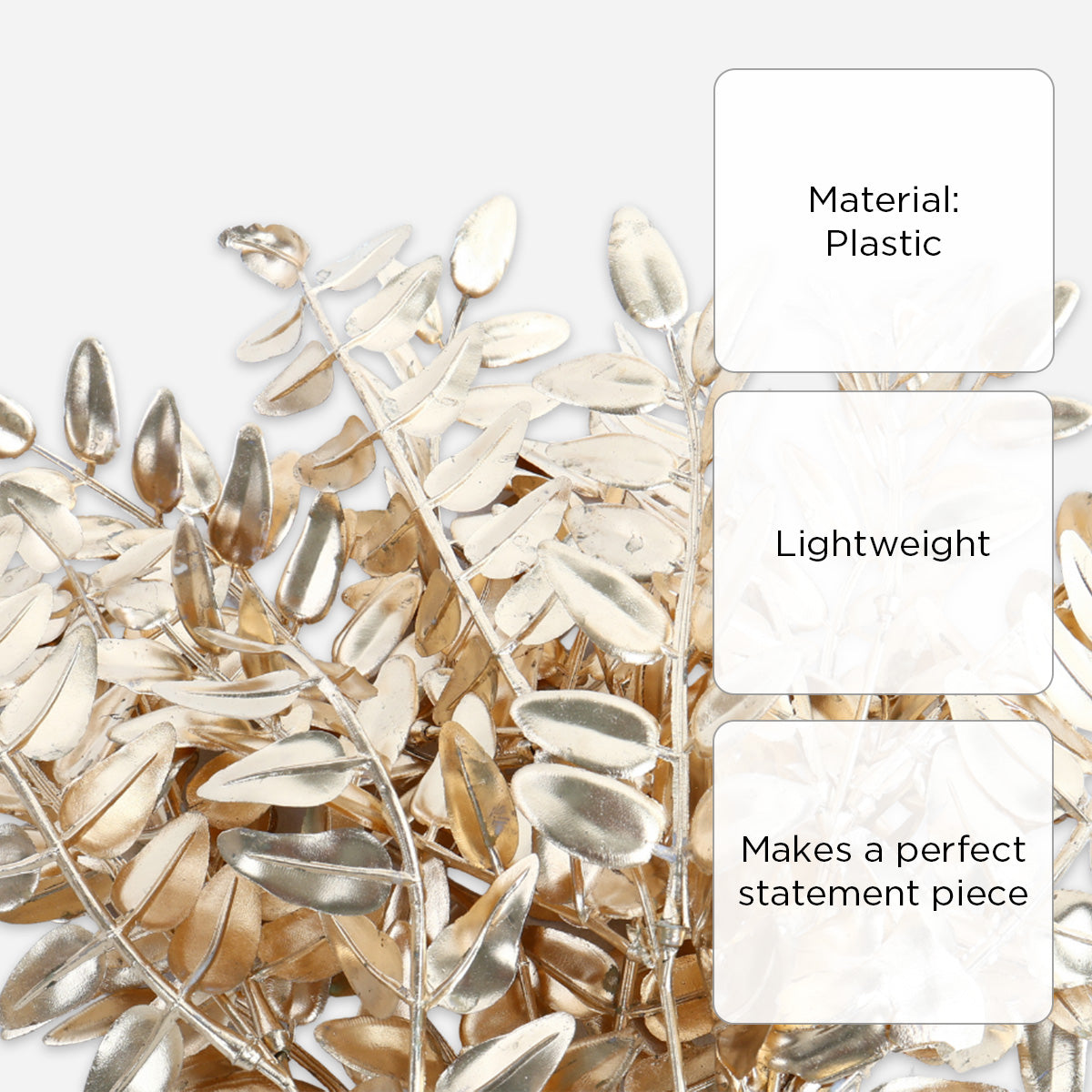 SM Home KP24173 Christmas Malunggay Metalic - Gold