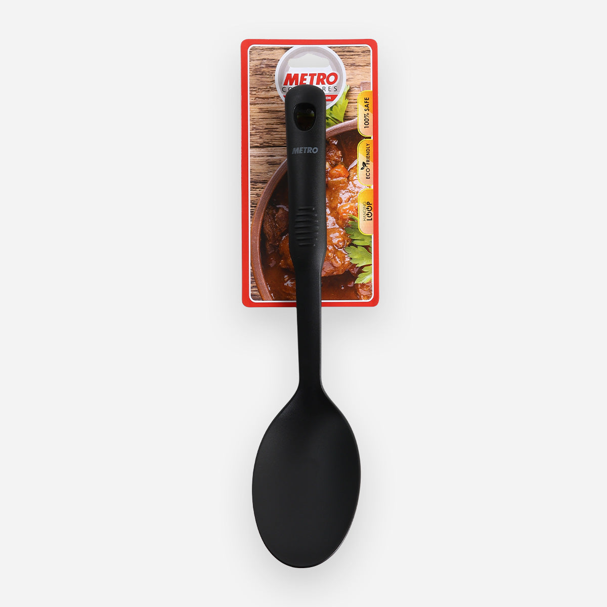 Metro Nylon Cooking Spoon - Black