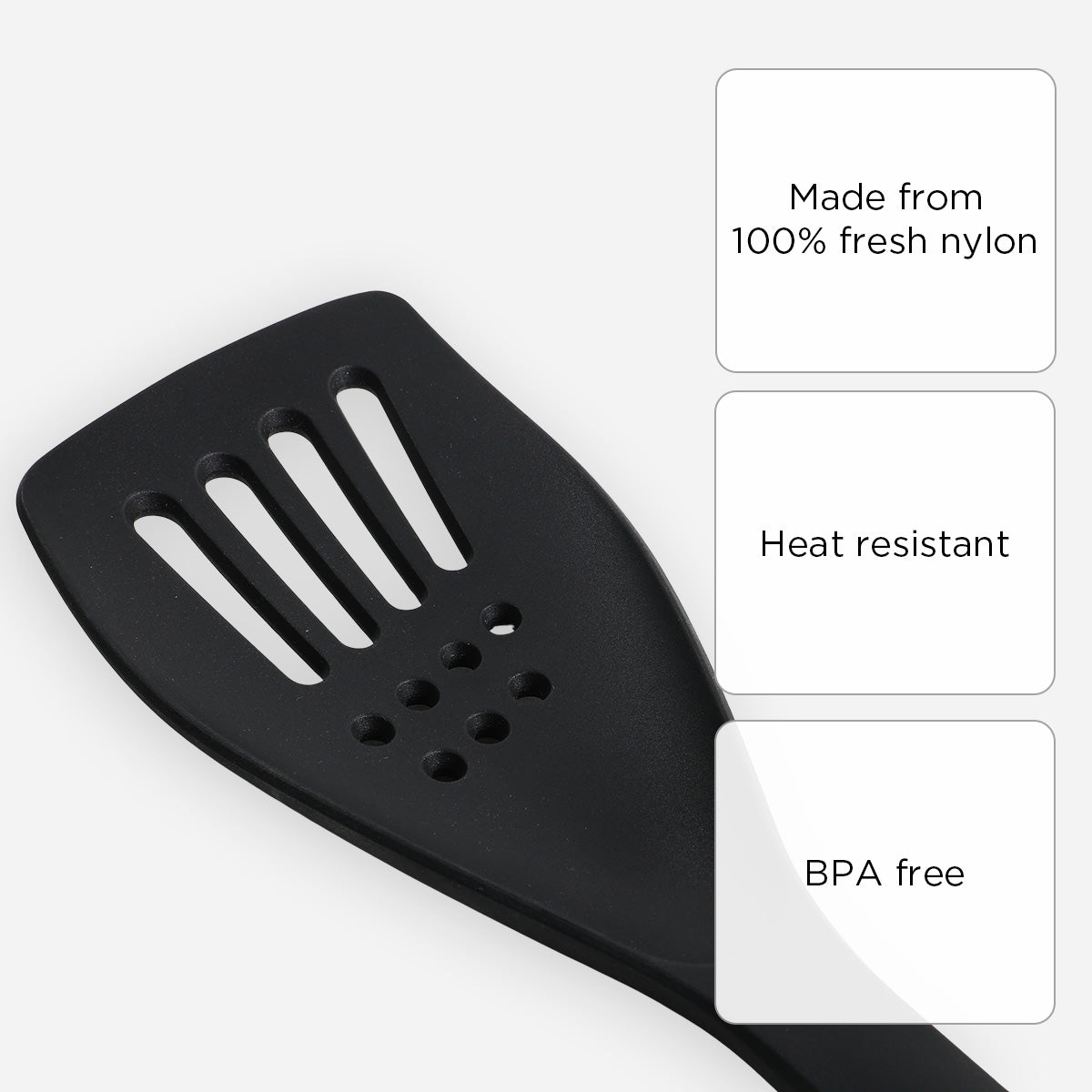 Metro Nylon Rice Laddle - Black