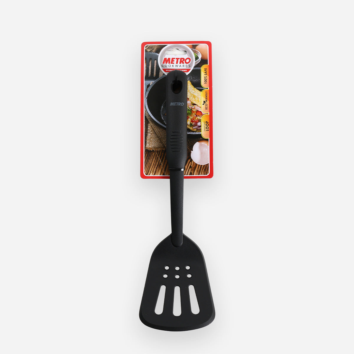 Metro Nylon Slotted Turner - Black